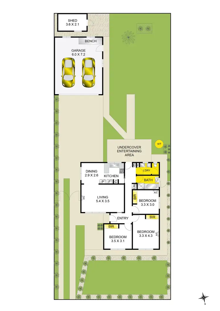 Floorplan of Homely house listing, 15 Karana Avenue, Grovedale VIC 3216
