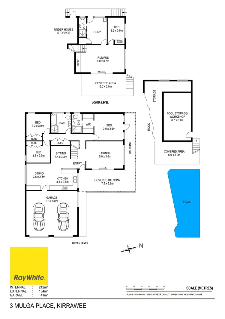 Floorplan of Homely house listing, 3 Mulga Place, Kirrawee NSW 2232