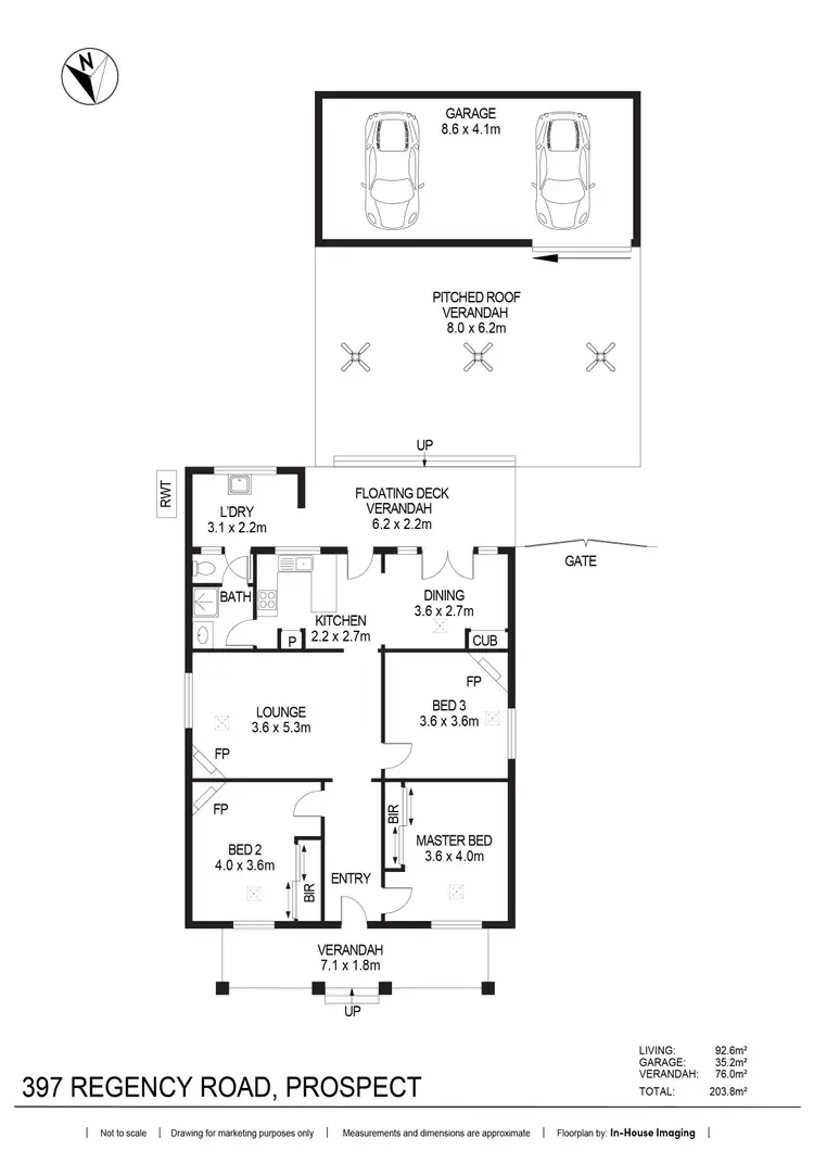 Floorplan of Homely house listing, 397 Regency Road, Prospect SA 5082