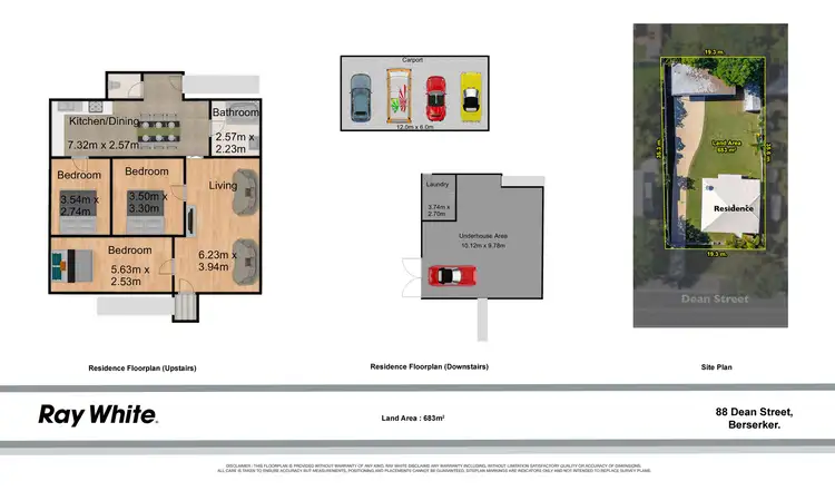 Floorplan of Homely house listing, 88 Dean Street, Berserker QLD 4701
