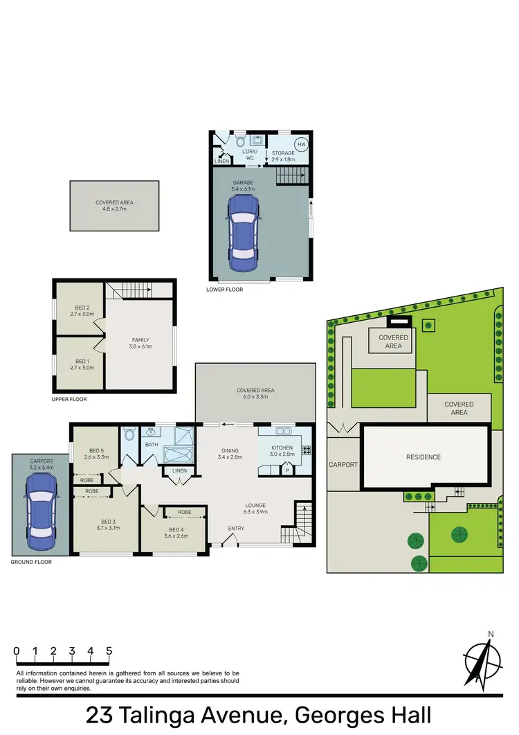Floorplan of Homely house listing, 23 Talinga Avenue, Georges Hall NSW 2198