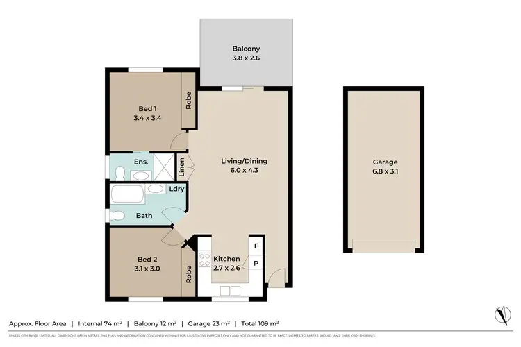 Floorplan of Homely unit listing, 14/14 Le Geyt Street, Windsor QLD 4030