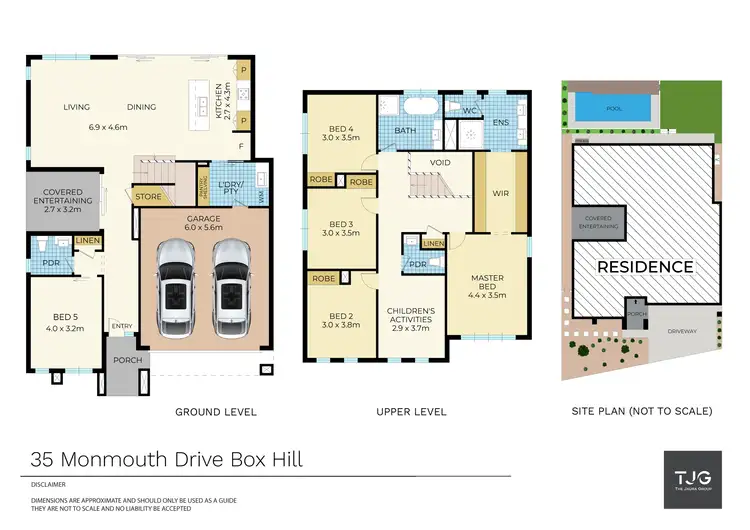 Floorplan of Homely house listing, 35 Monmouth Drive, Box Hill NSW 2765