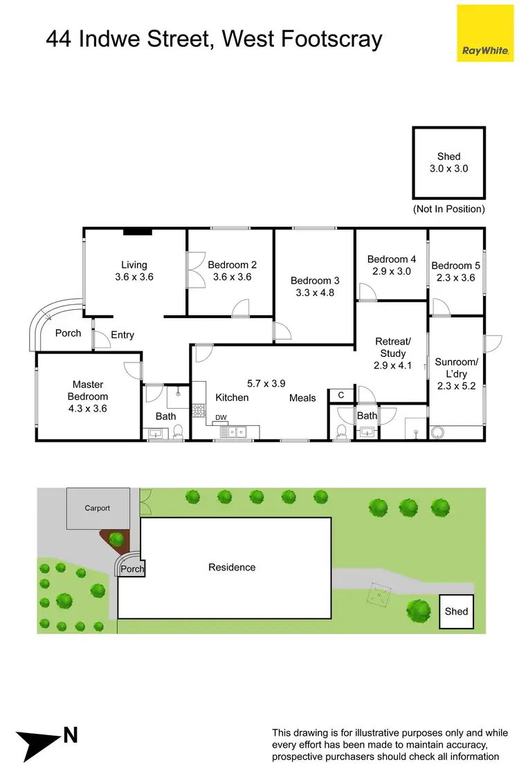 Floorplan of Homely other listing, 44 Indwe Street, West Footscray VIC 3012