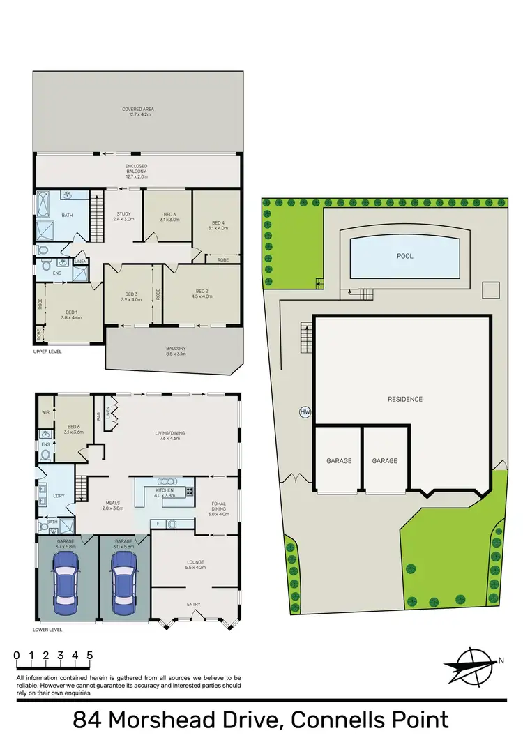 Floorplan of Homely house listing, 84 Morshead Drive, Connells Point NSW 2221