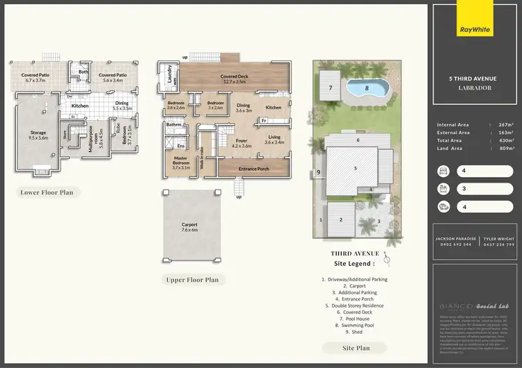 Floorplan of Homely house listing, 5 Third Avenue, Labrador QLD 4215