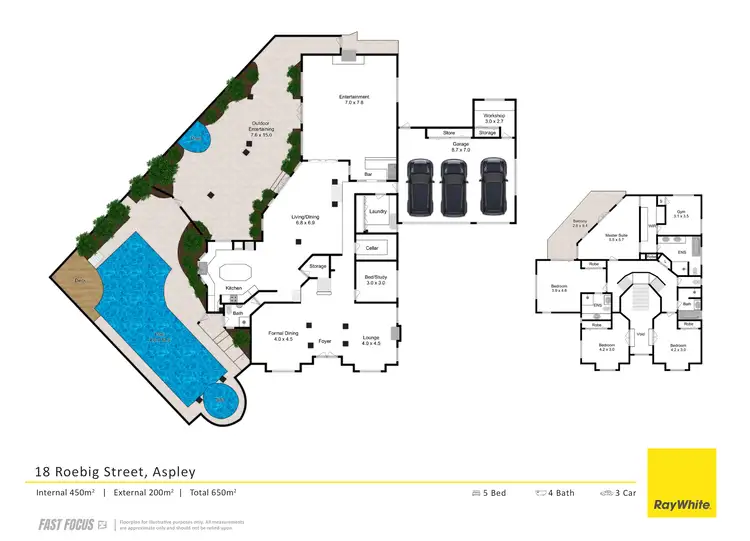 Floorplan of Homely house listing, 18 Roebig Street, Aspley QLD 4034