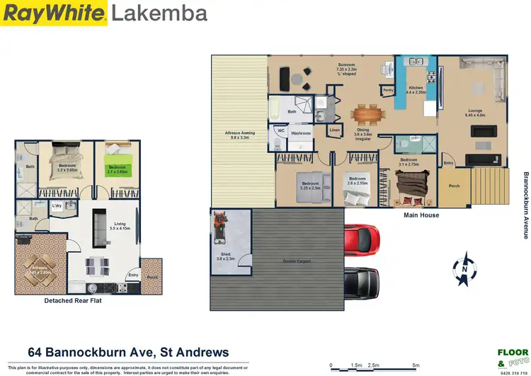 Floorplan of Homely house listing, 64 & 64A Bannockburn Avenue, St Andrews NSW 2566