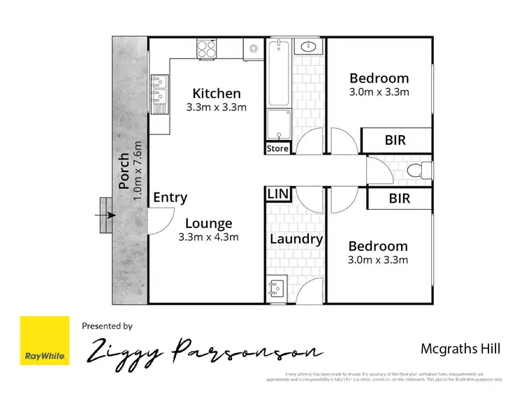 Floorplan of Homely house listing, 1/23 Andrew Thompson Drive, Mcgraths Hill NSW 2756