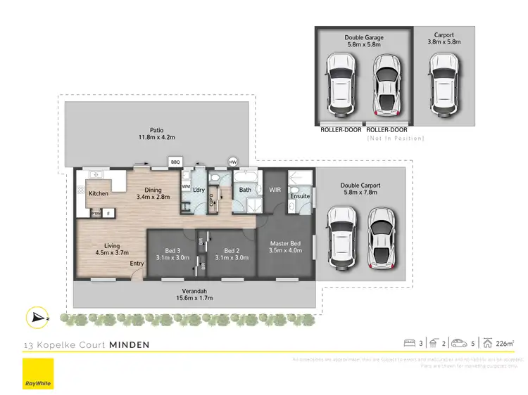 Floorplan of Homely house listing, 13 Kopelke Court, Minden QLD 4311