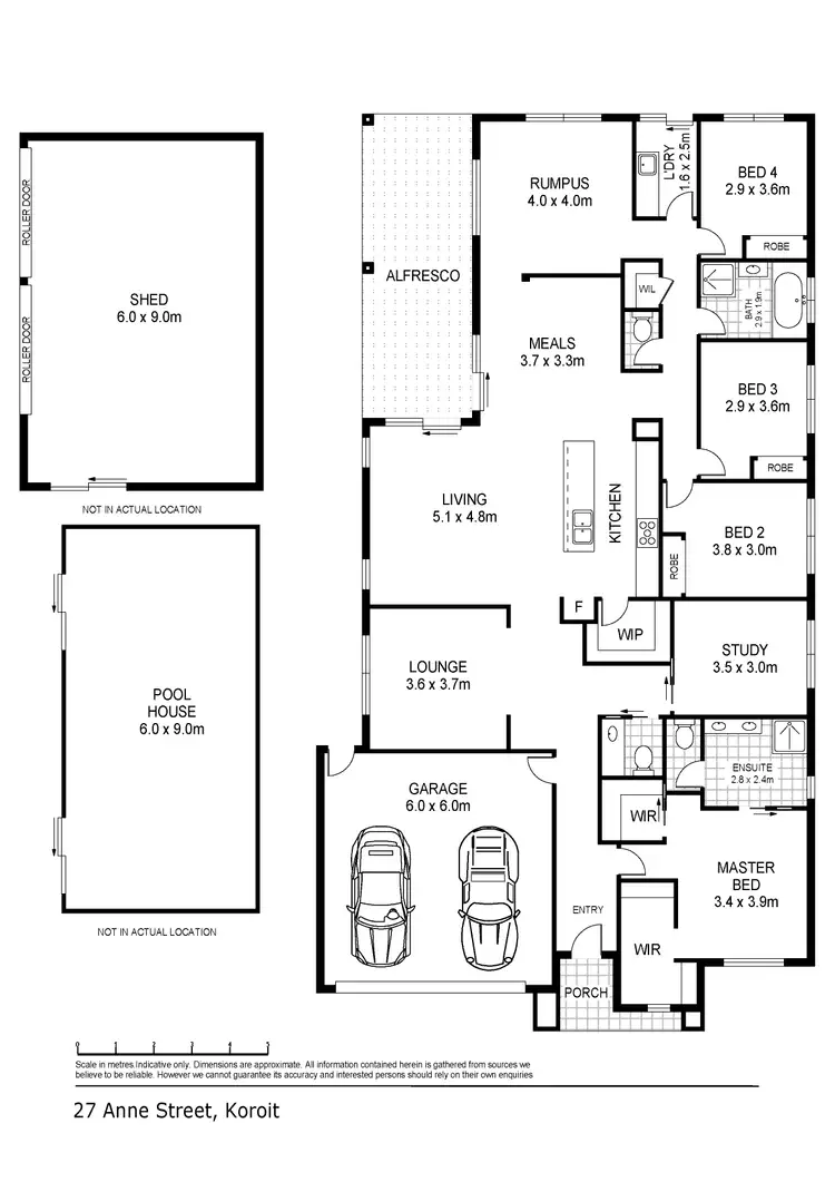 Floorplan of Homely house listing, 27 Anne Street, Koroit VIC 3282