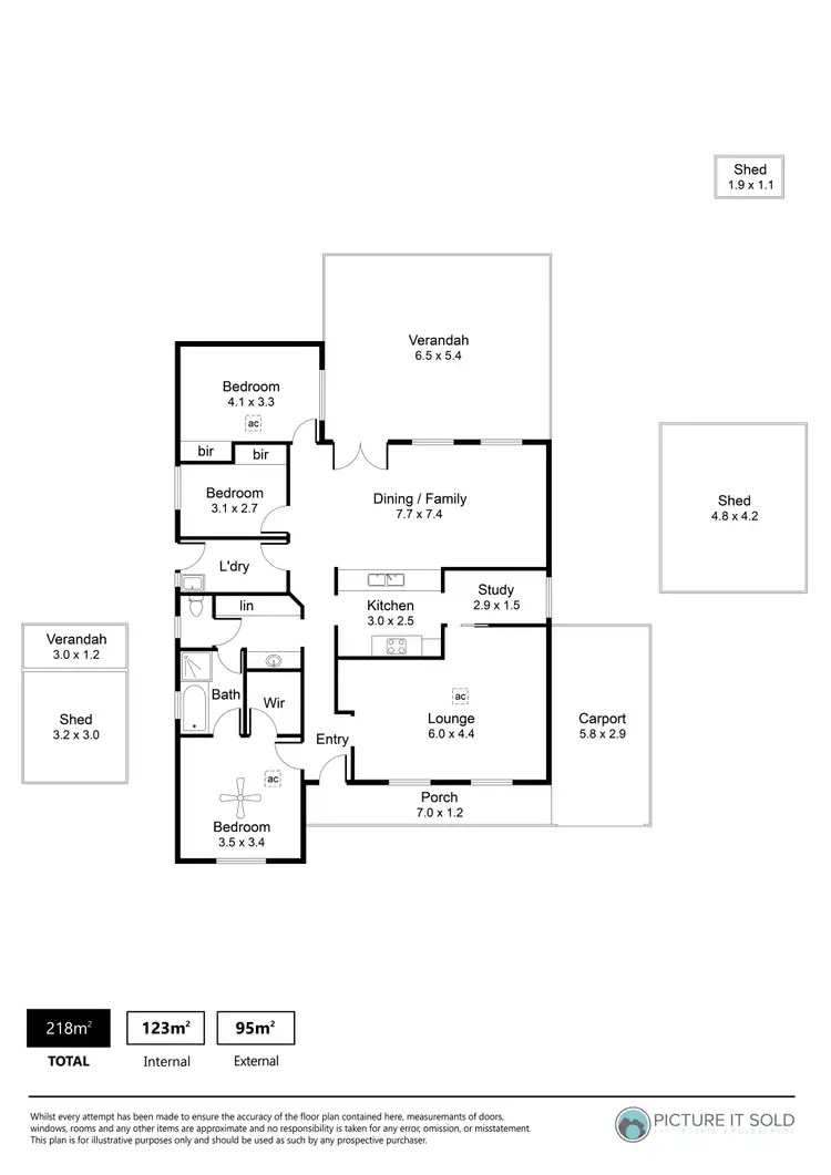 Floorplan of Homely house listing, 9 Ludgate Avenue, Trott Park SA 5158
