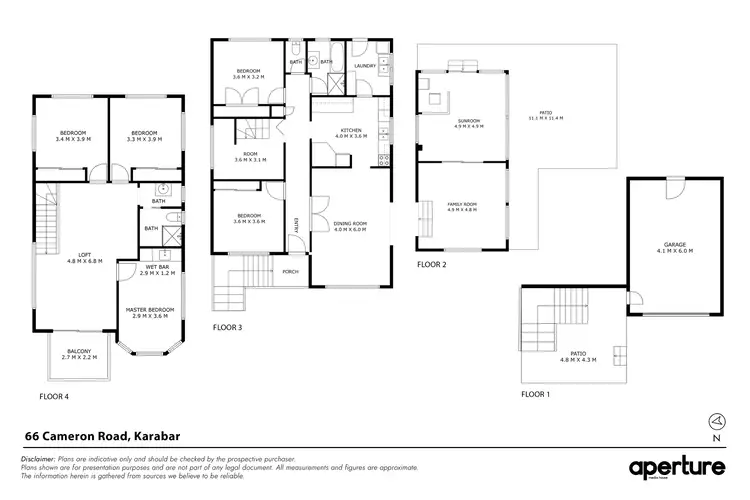 Floorplan of Homely house listing, 66 Cameron Road, Karabar NSW 2620