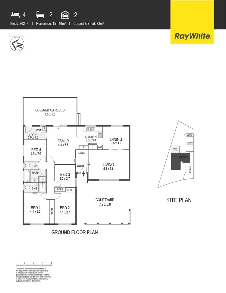 Floorplan of Homely house listing, 23 Baume Crescent, Mckellar ACT 2617