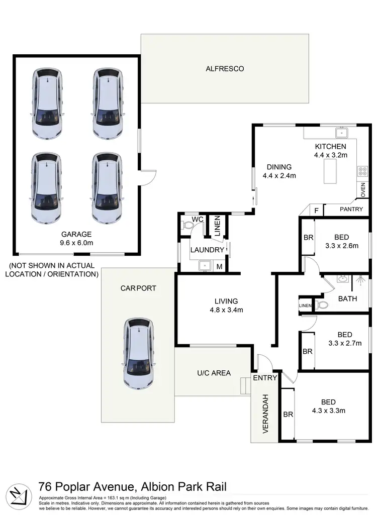 Floorplan of Homely house listing, 76 Poplar Avenue, Albion Park Rail NSW 2527
