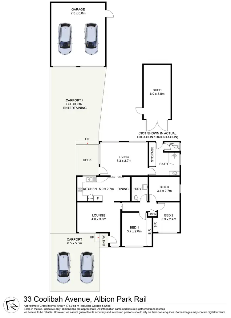 Floorplan of Homely house listing, 33 Coolibah Avenue, Albion Park Rail NSW 2527
