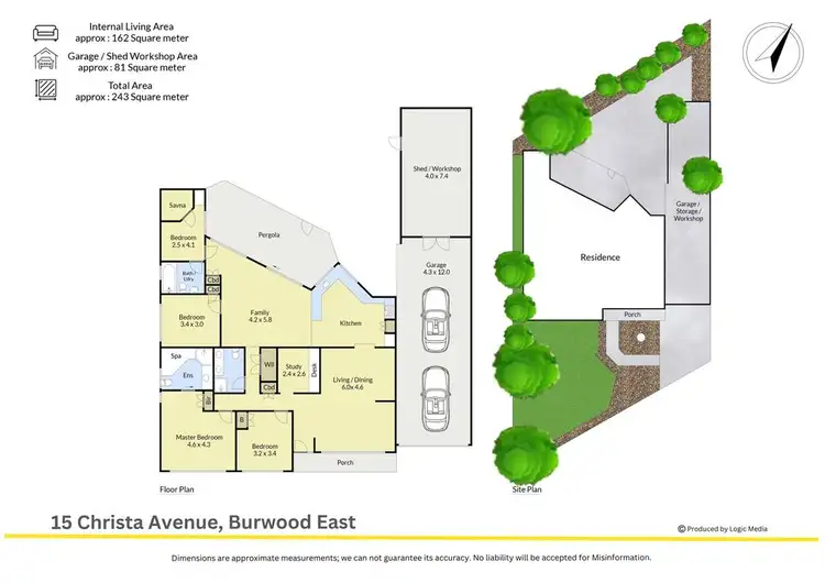 Floorplan of Homely house listing, 15 Christa Avenue, Burwood East VIC 3151