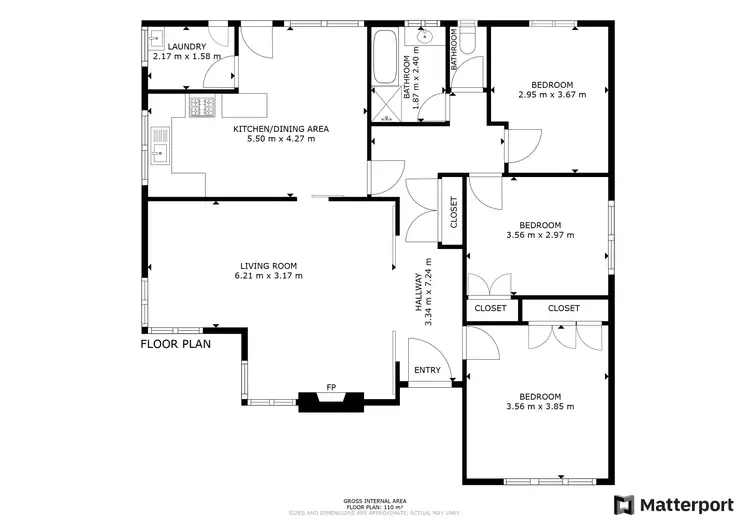 Floorplan of Homely house listing, 28 Holloway Grove, Swan Hill VIC 3585