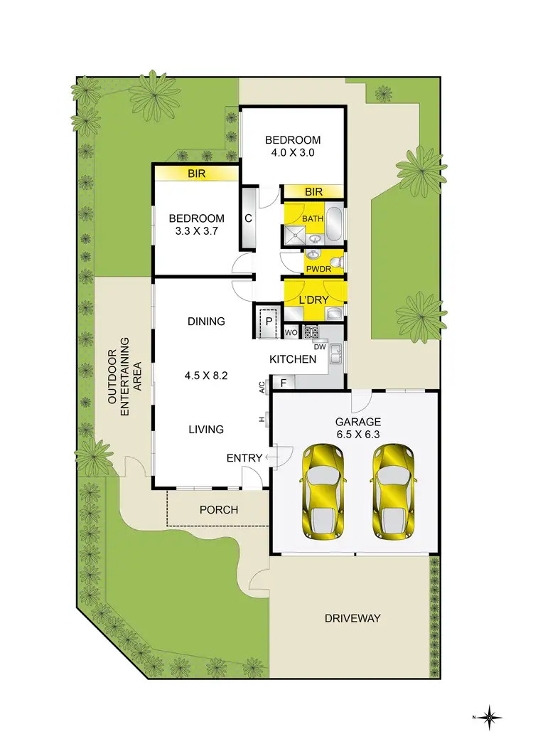 Floorplan of Homely house listing, 1/10 Nireeda Court, Wandana Heights VIC 3216