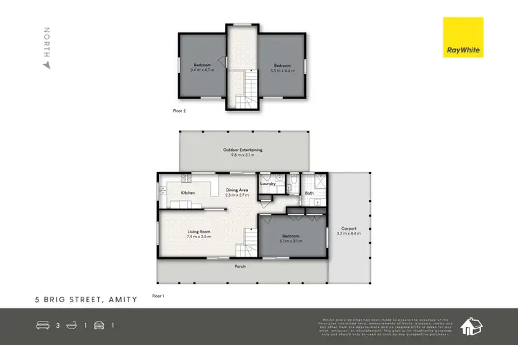 Floorplan of Homely house listing, 5 Brig Street, Amity QLD 4183