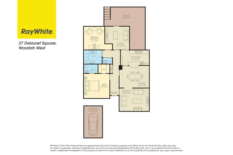Floorplan of Homely house listing, 27 Delauret Square, Waratah West NSW 2298