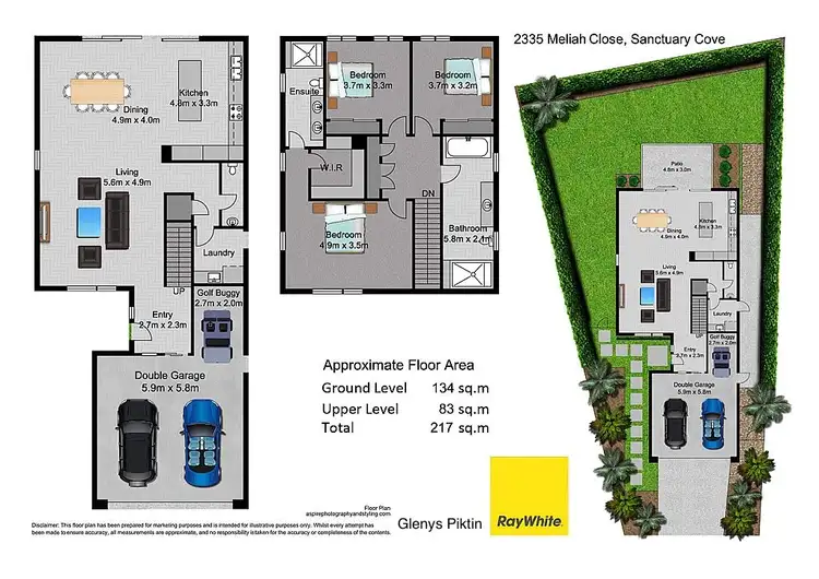 Floorplan of Homely house listing, 2335 Meliah Close, Sanctuary Cove QLD 4212