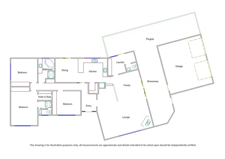 Floorplan of Homely house listing, 17 Glyde Street, Bordertown SA 5268