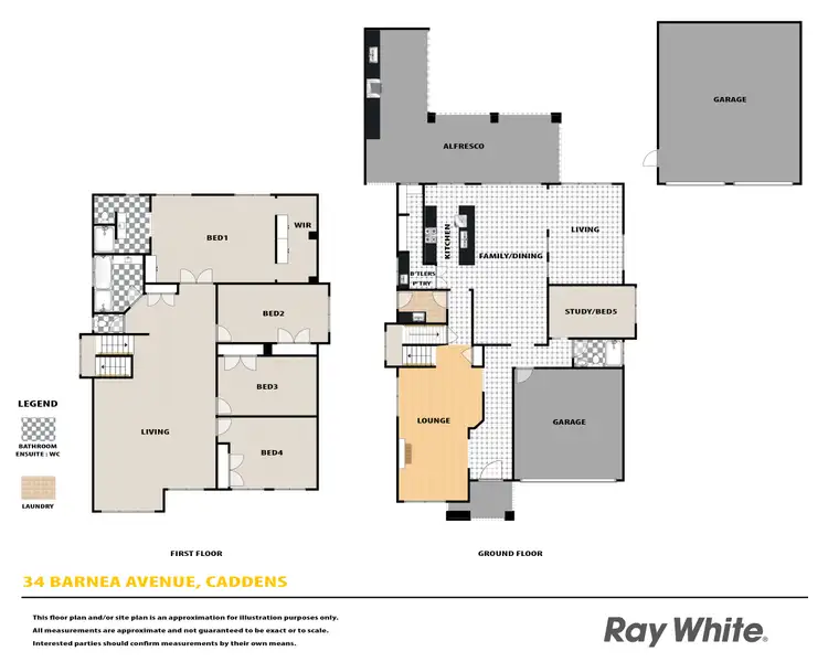 Floorplan of Homely house listing, 34 Barnea Avenue, Caddens NSW 2747