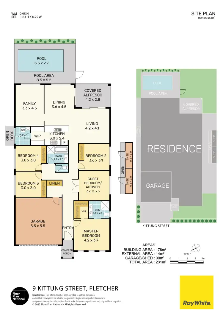 Floorplan of Homely house listing, 9 Kittung Street, Fletcher NSW 2287