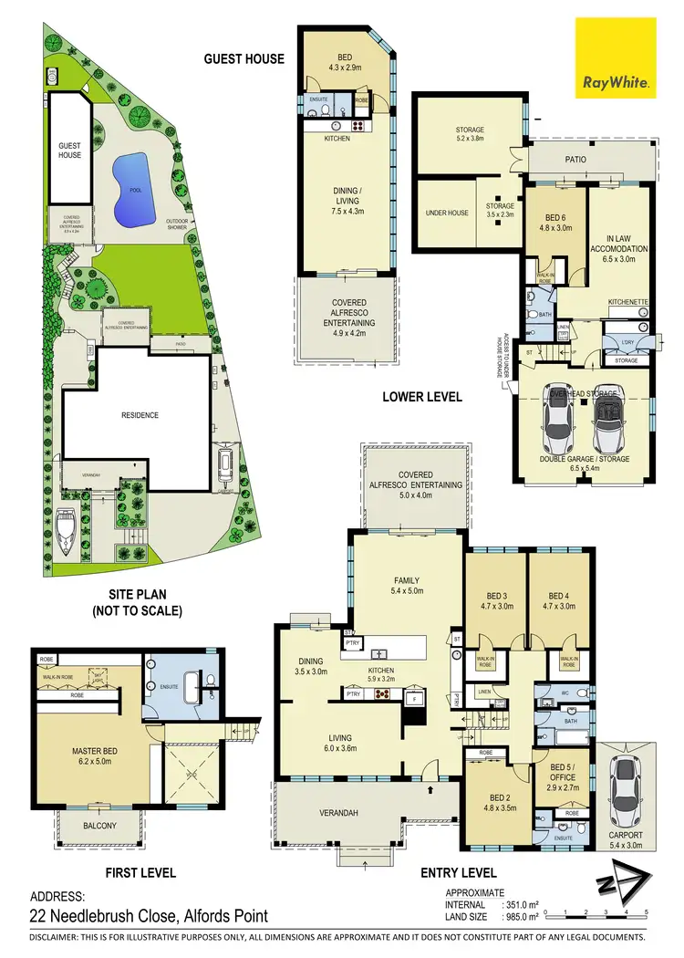 Floorplan of Homely house listing, 22 Needlebrush Close, Alfords Point NSW 2234