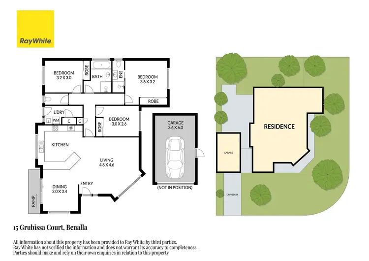 Floorplan of Homely house listing, 15 Grubissa Court, Benalla VIC 3672