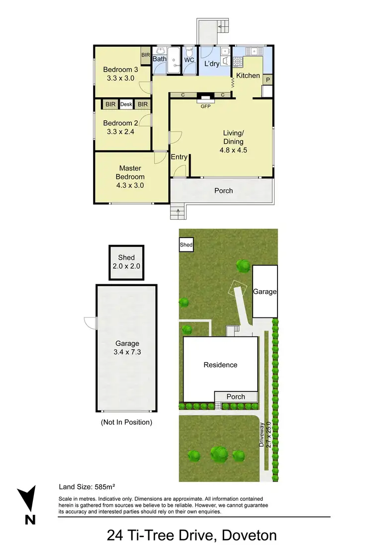 Floorplan of Homely house listing, 24 Ti Tree Drive, Doveton VIC 3177