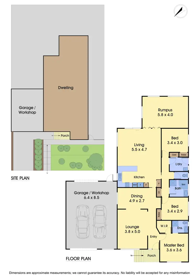 Floorplan of Homely house listing, 34 Bowman Drive, Mill Park VIC 3082