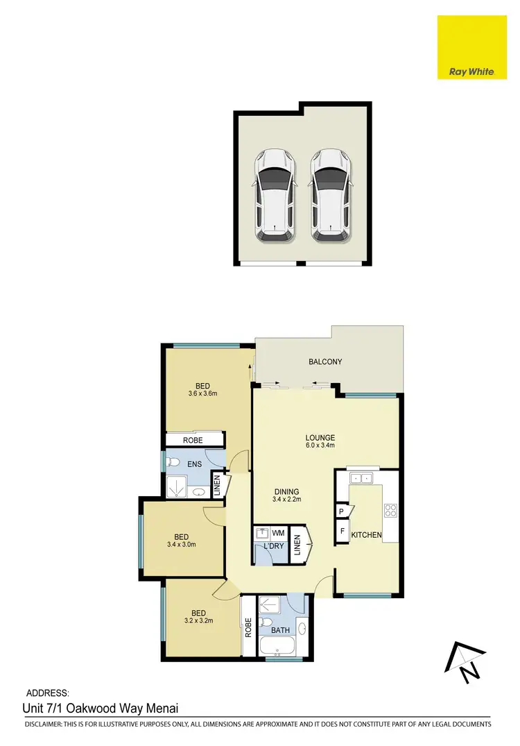 Floorplan of Homely unit listing, 7/1 Oakwood Way, Menai NSW 2234