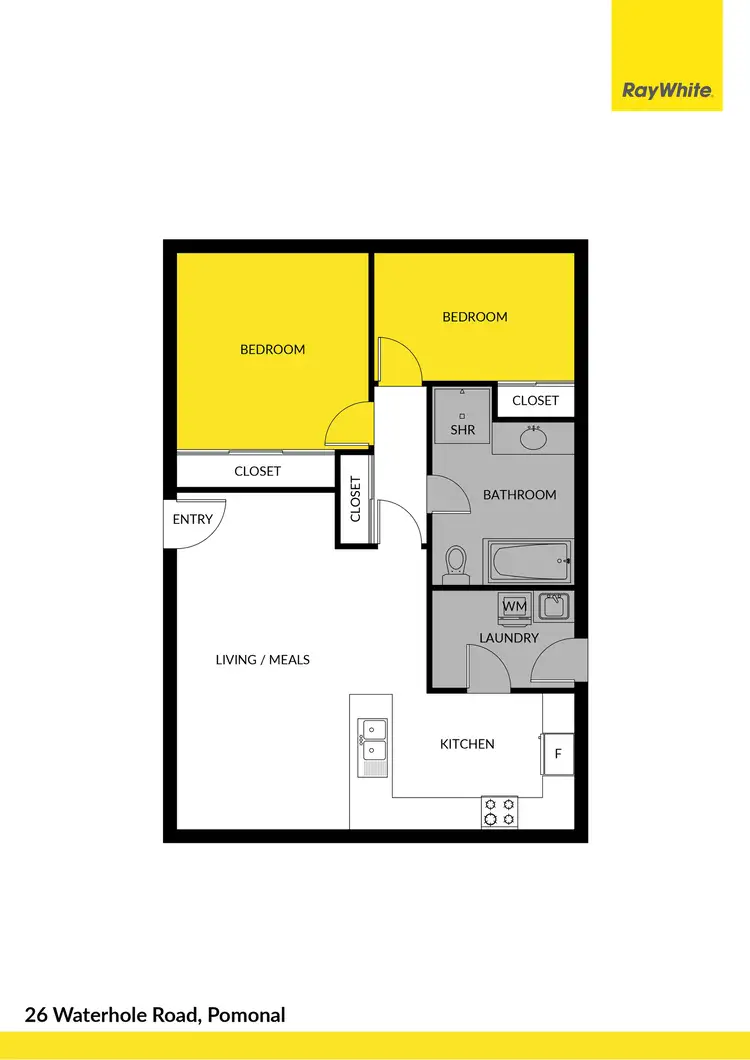 Floorplan of Homely house listing, 26 Waterhole Road, Pomonal VIC 3381