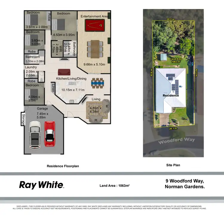 Floorplan of Homely house listing, 9 Woodford Way, Norman Gardens QLD 4701