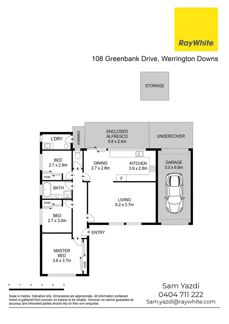 Floorplan of Homely house listing, 108 Greenbank Drive, Werrington Downs NSW 2747