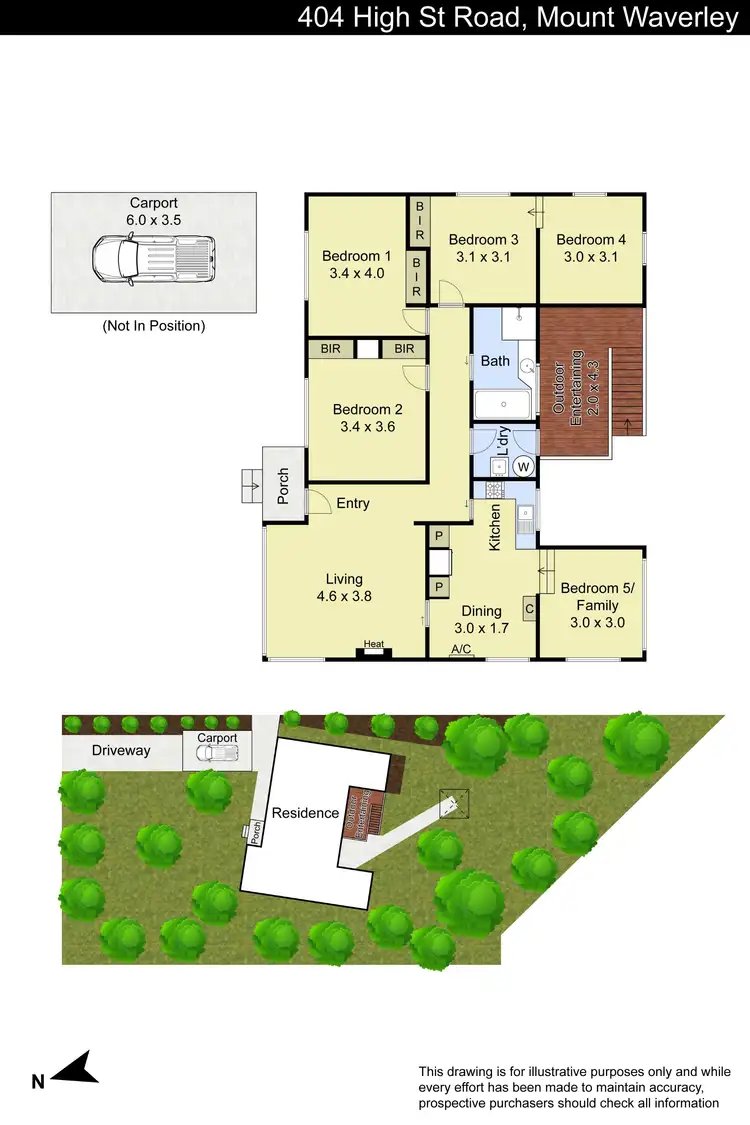 Floorplan of Homely house listing, 404 High Street Road, Mount Waverley VIC 3149