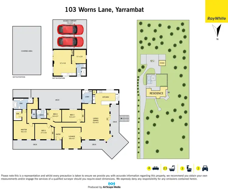 Floorplan of Homely house listing, 103 Worns Lane, Yarrambat VIC 3091