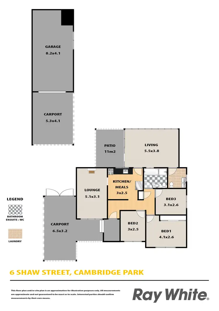 Floorplan of Homely house listing, 6 Shaw Street, Cambridge Park NSW 2747