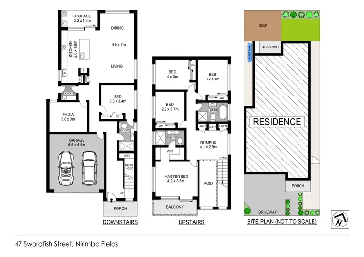 Floorplan of Homely house listing, 47 Swordfish Street, Schofields NSW 2762