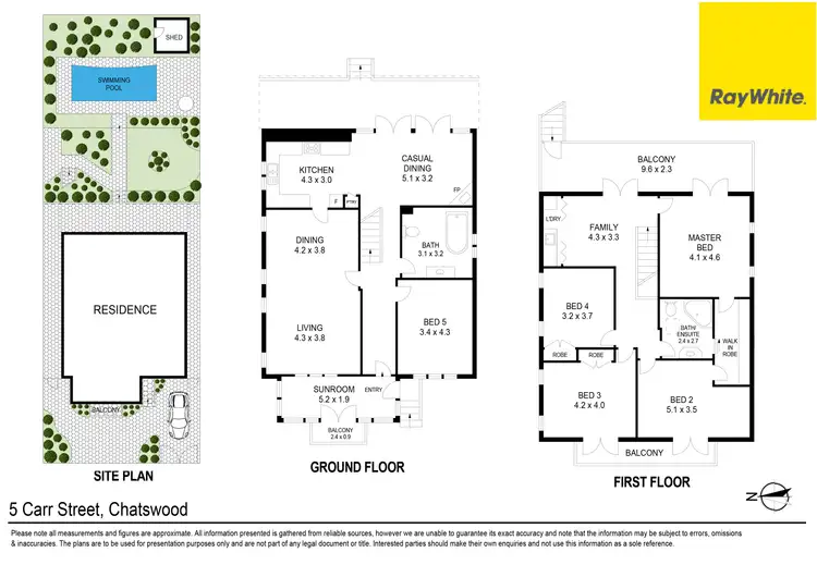 Floorplan of Homely house listing, 5 Carr Street, Chatswood NSW 2067