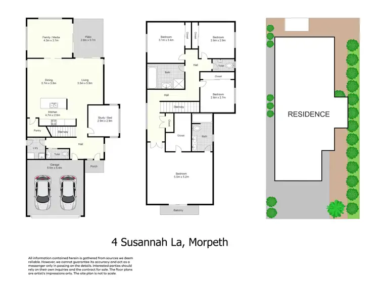 Floorplan of Homely house listing, 4 Susannah Lane, Morpeth NSW 2321