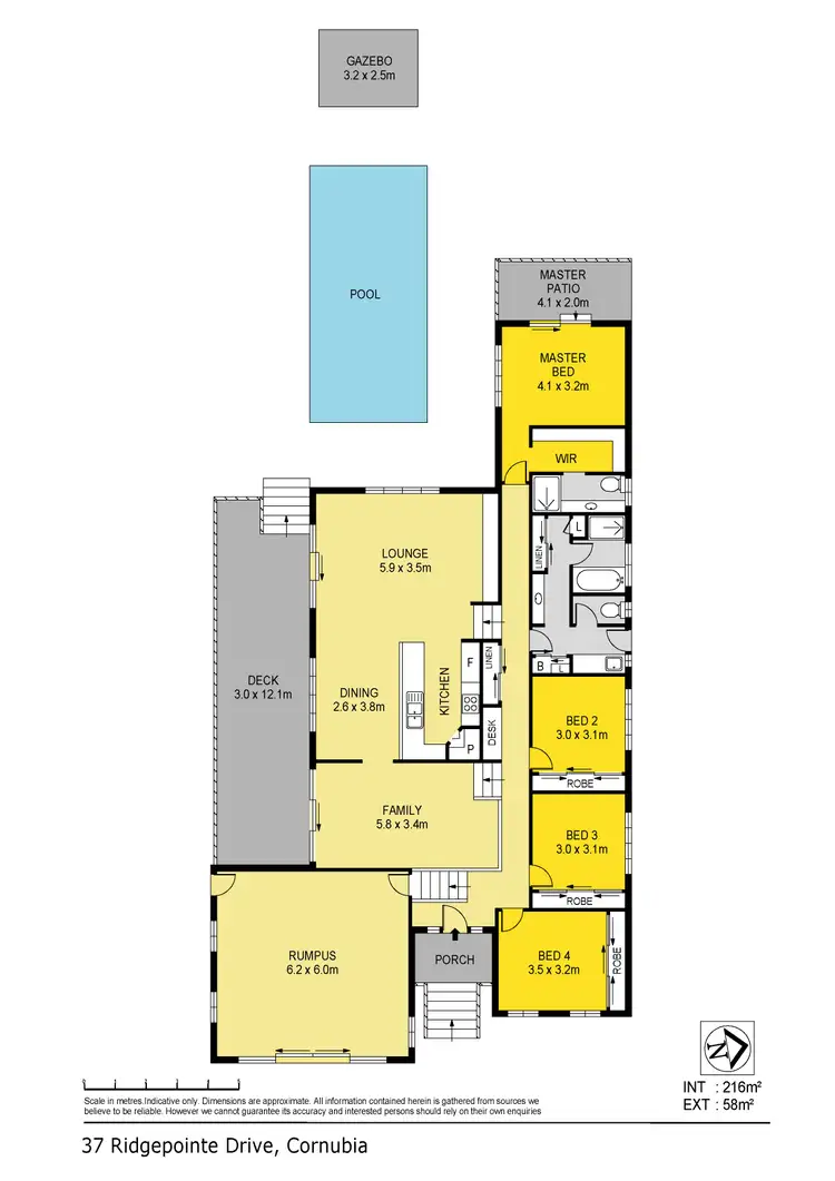 Floorplan of Homely house listing, 37 Ridgepointe Drive, Cornubia QLD 4130