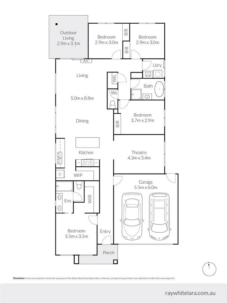 Floorplan of Homely house listing, 60 Homestead Drive, Lara VIC 3212