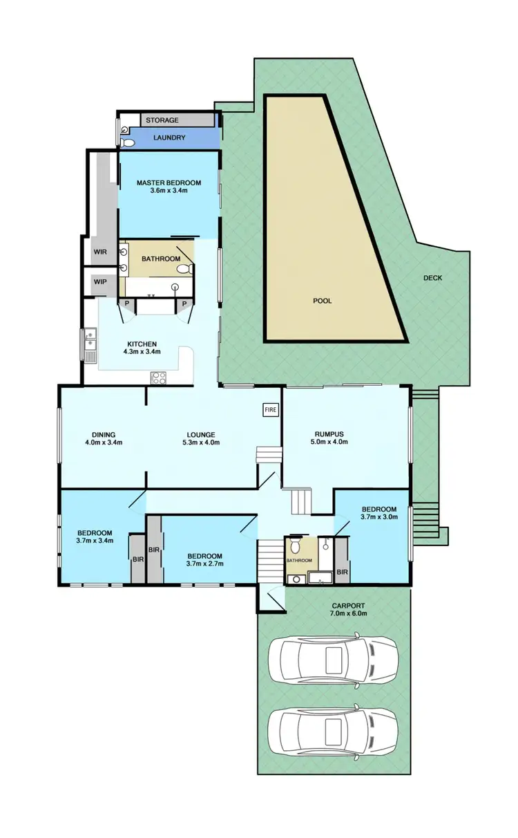 Floorplan of Homely house listing, 8a Bass Street, Port Hacking NSW 2229