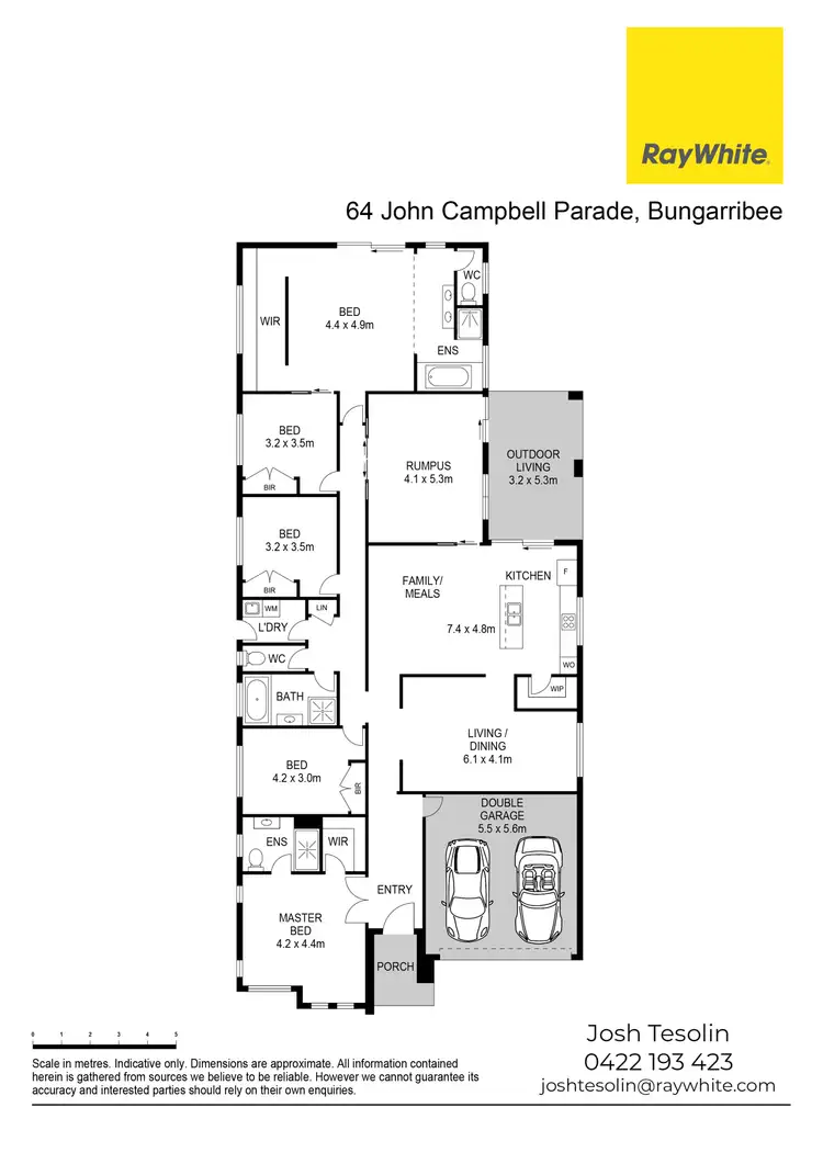 Floorplan of Homely house listing, 64 John Campbell Parade, Bungarribee NSW 2767