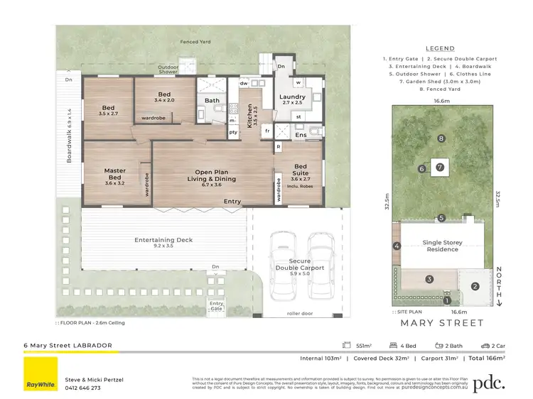 Floorplan of Homely house listing, 6 Mary Street, Labrador QLD 4215
