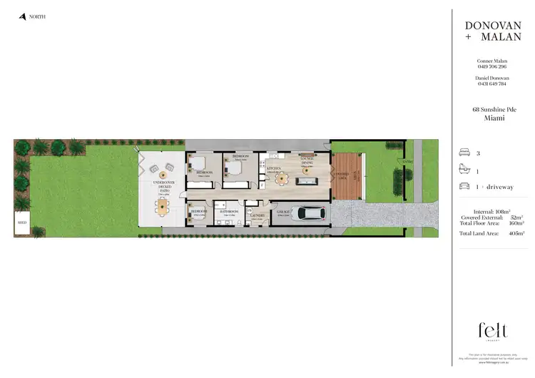 Floorplan of Homely house listing, 68 Sunshine Parade, Miami QLD 4220
