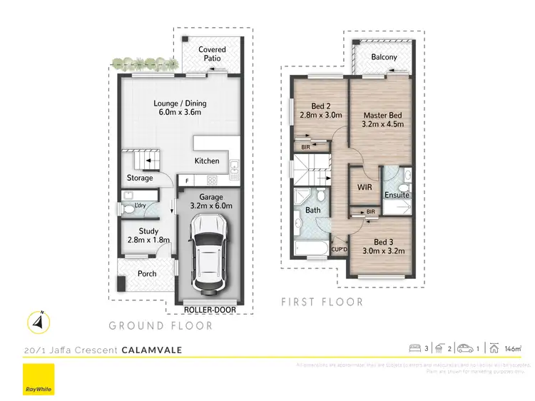 Floorplan of Homely townhouse listing, 20/1 Jaffa Crescent, Calamvale QLD 4116